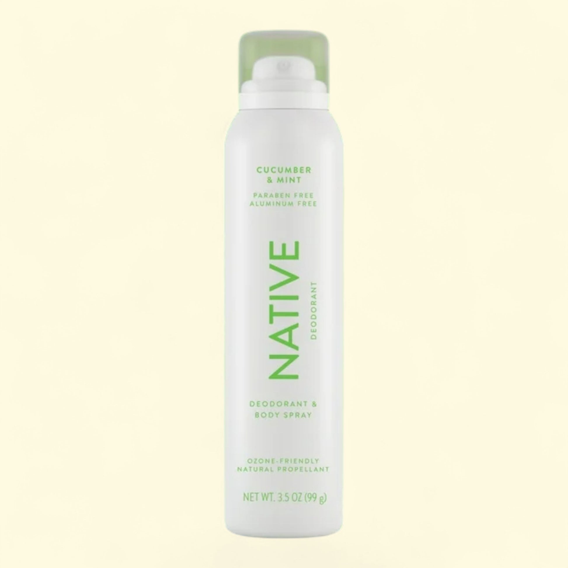 Native deodorant spray bottle