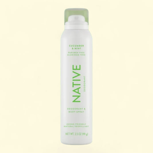 Native deodorant spray bottle