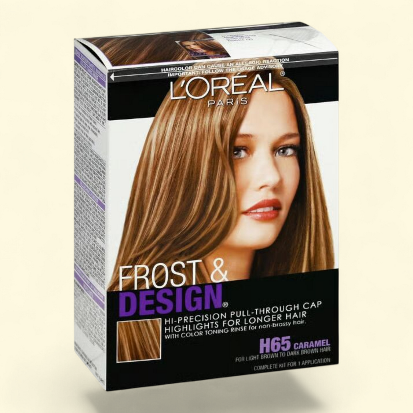 L'Oreal Paris Frost and Design Cap Hair Highlights, H65 Caramel, 1 kit