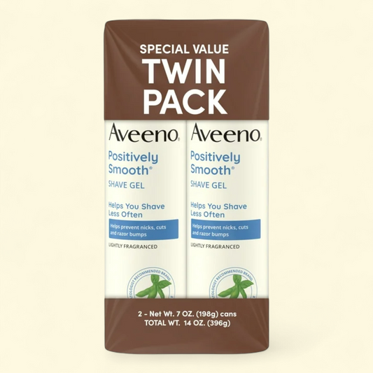 Aveeno Shave Gel + Vitamin E, 2 x 7 oz
