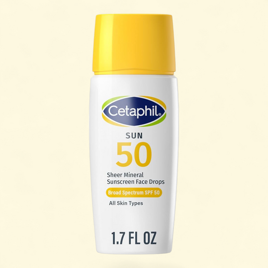 Cetaphil Sheer Mineral Sensitive Sunscreen Liquid, SPF 50, 1.7 oz