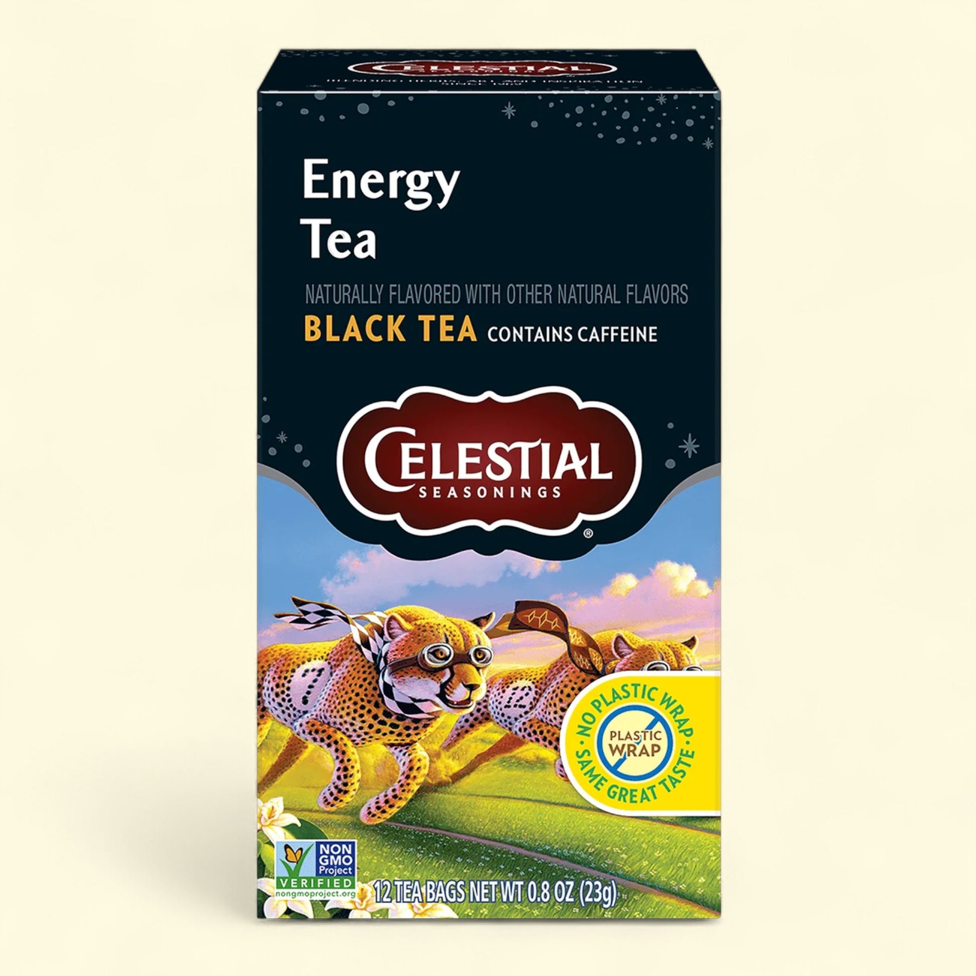 Celestial Seasonings Energy Black Tea, Caffeinated, 20 Count — authentic US product shipped worldwide by Treatspree