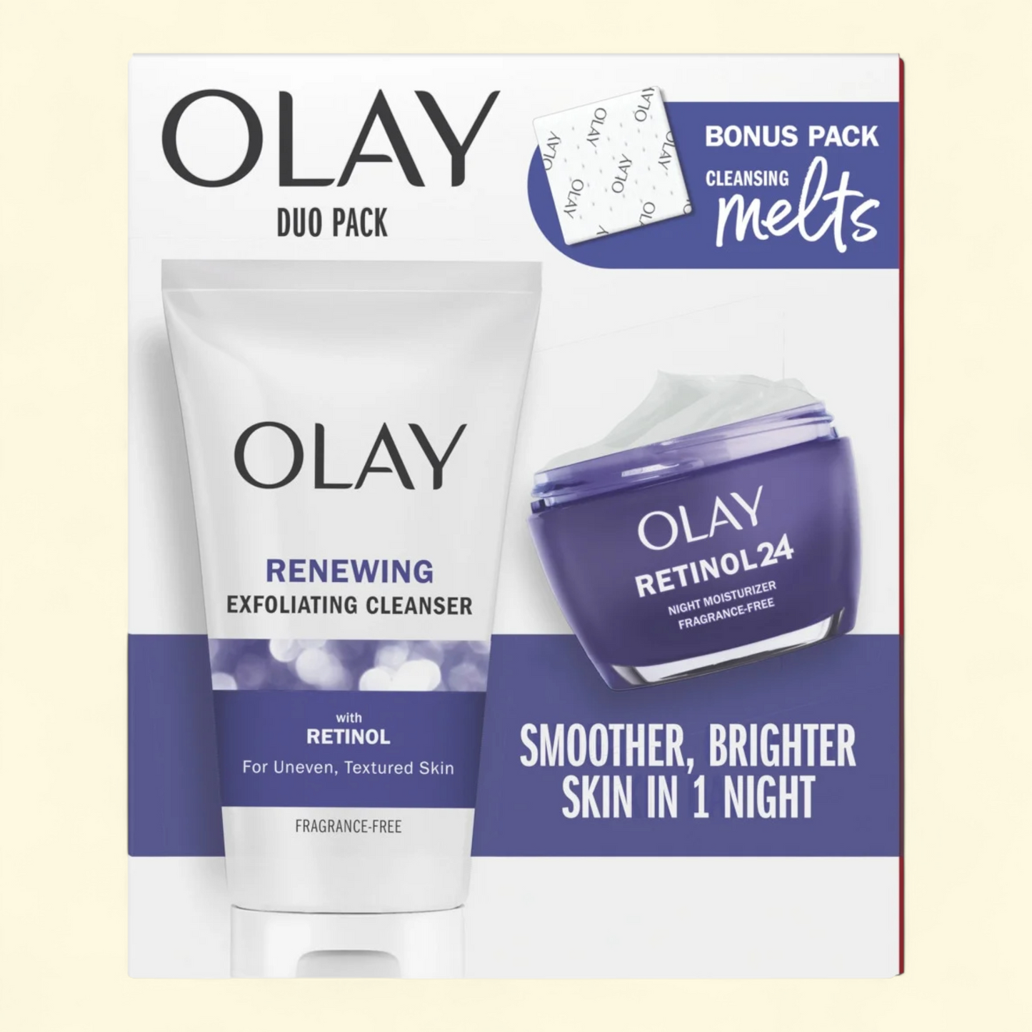 Olay Skin Care Beauty Retinol Duo Pack, 1.7 oz