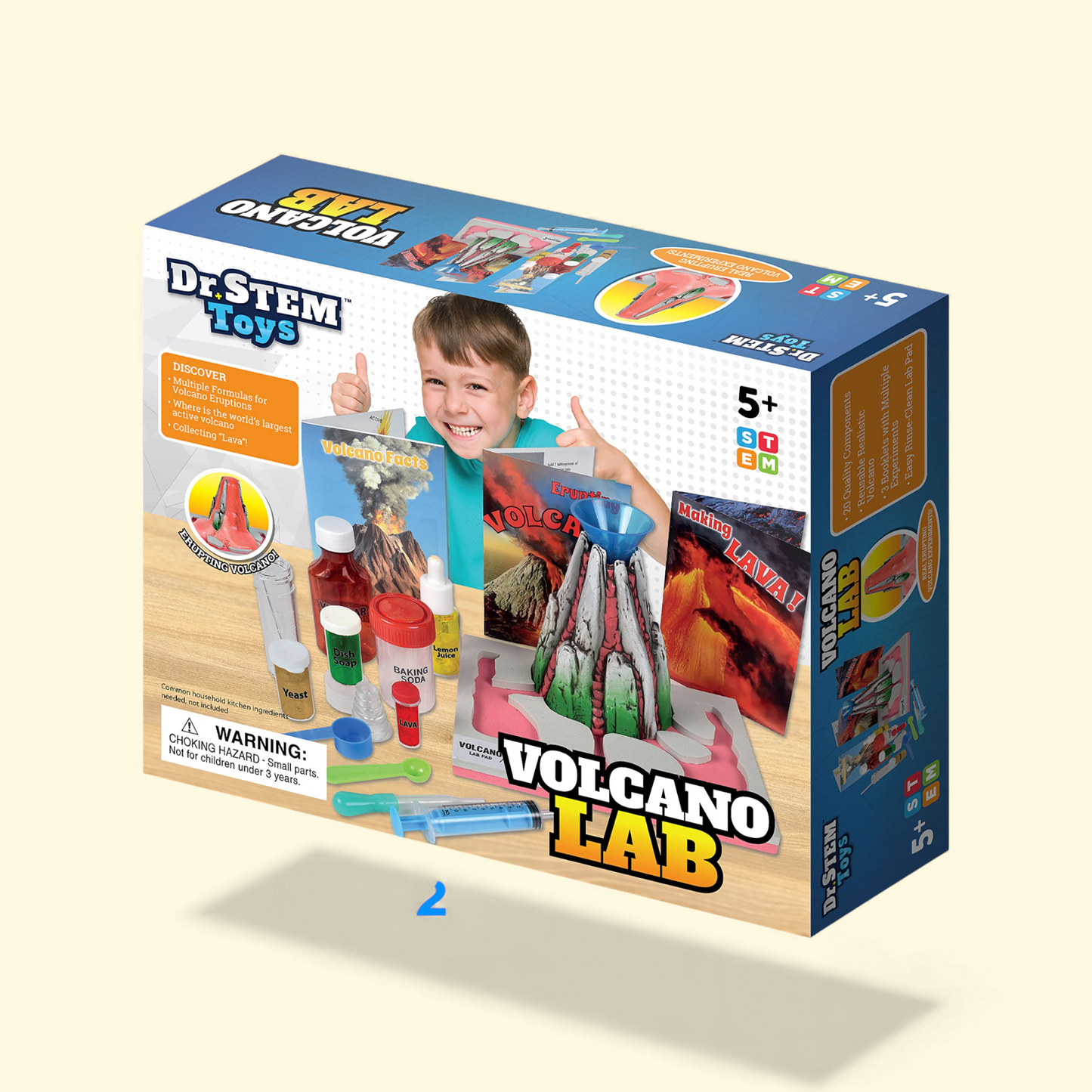 Dr. STEM: Volcano Lab - Erupting Science Kit, 5+