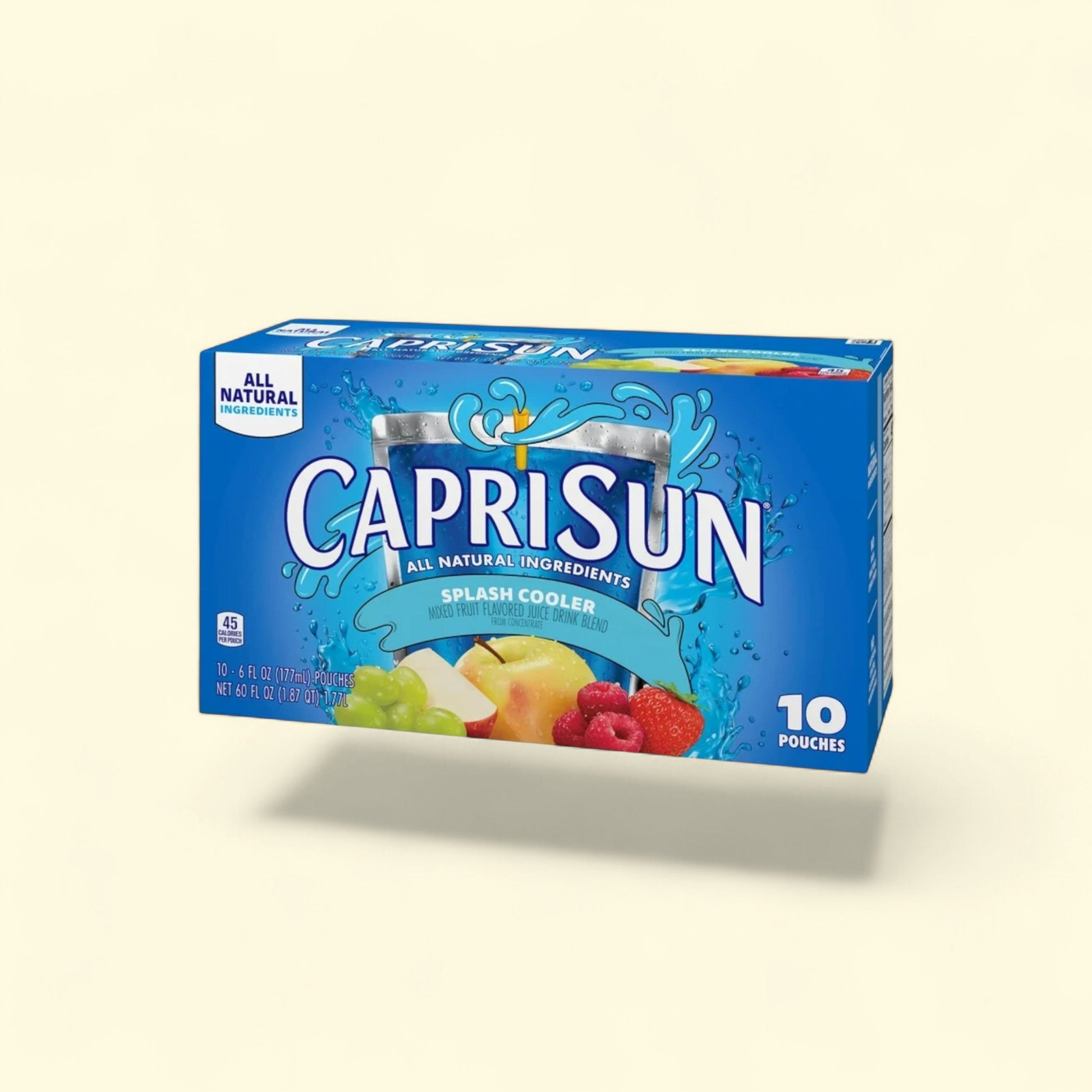 Capri Sun Splash Cooler Mixed Fruit Juice, 10 ct — authentic US product shipped worldwide by Treatspree