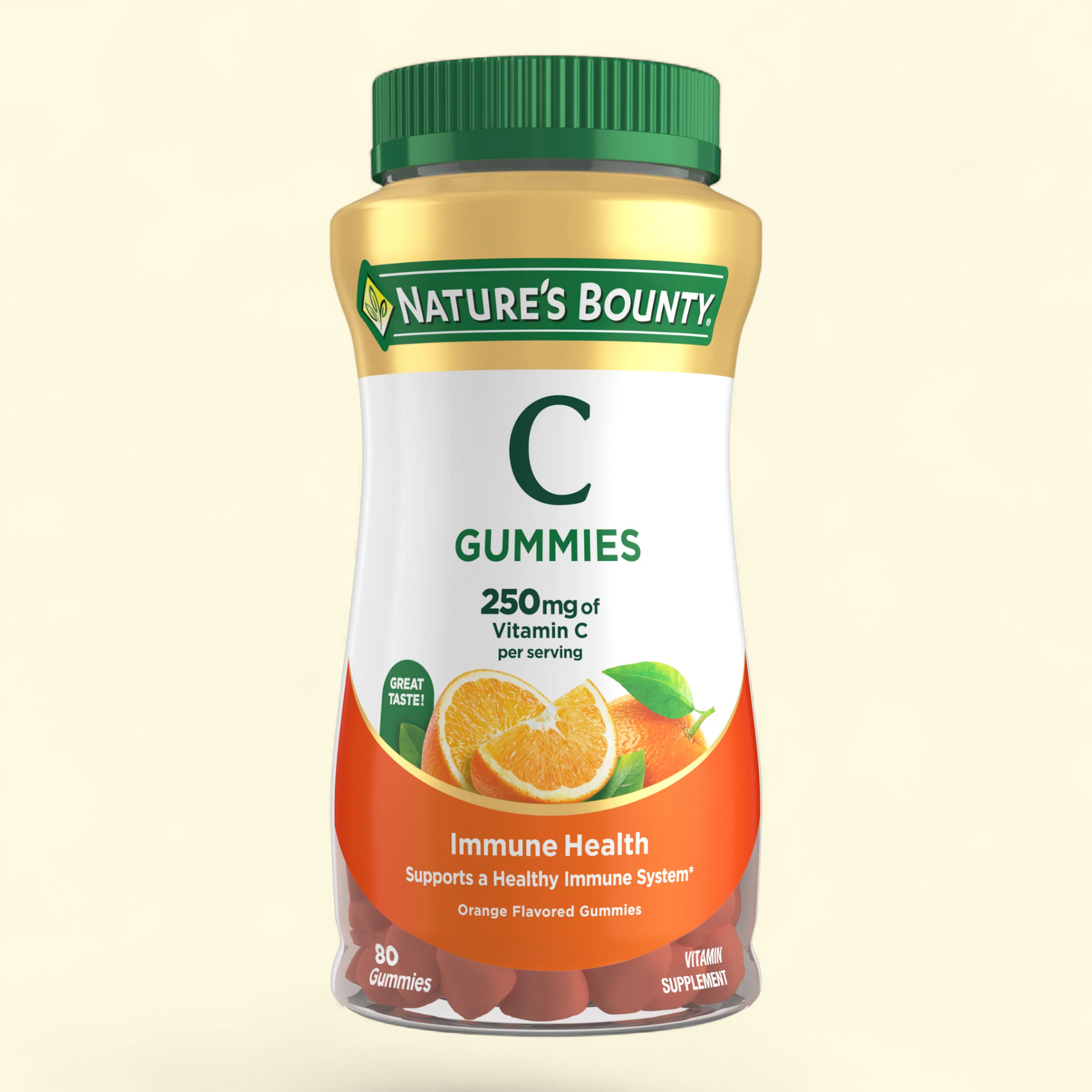 Nature's Bounty Vitamin C Gummies, 250 Mg, 80 Ct — authentic US product shipped worldwide by Treatspree