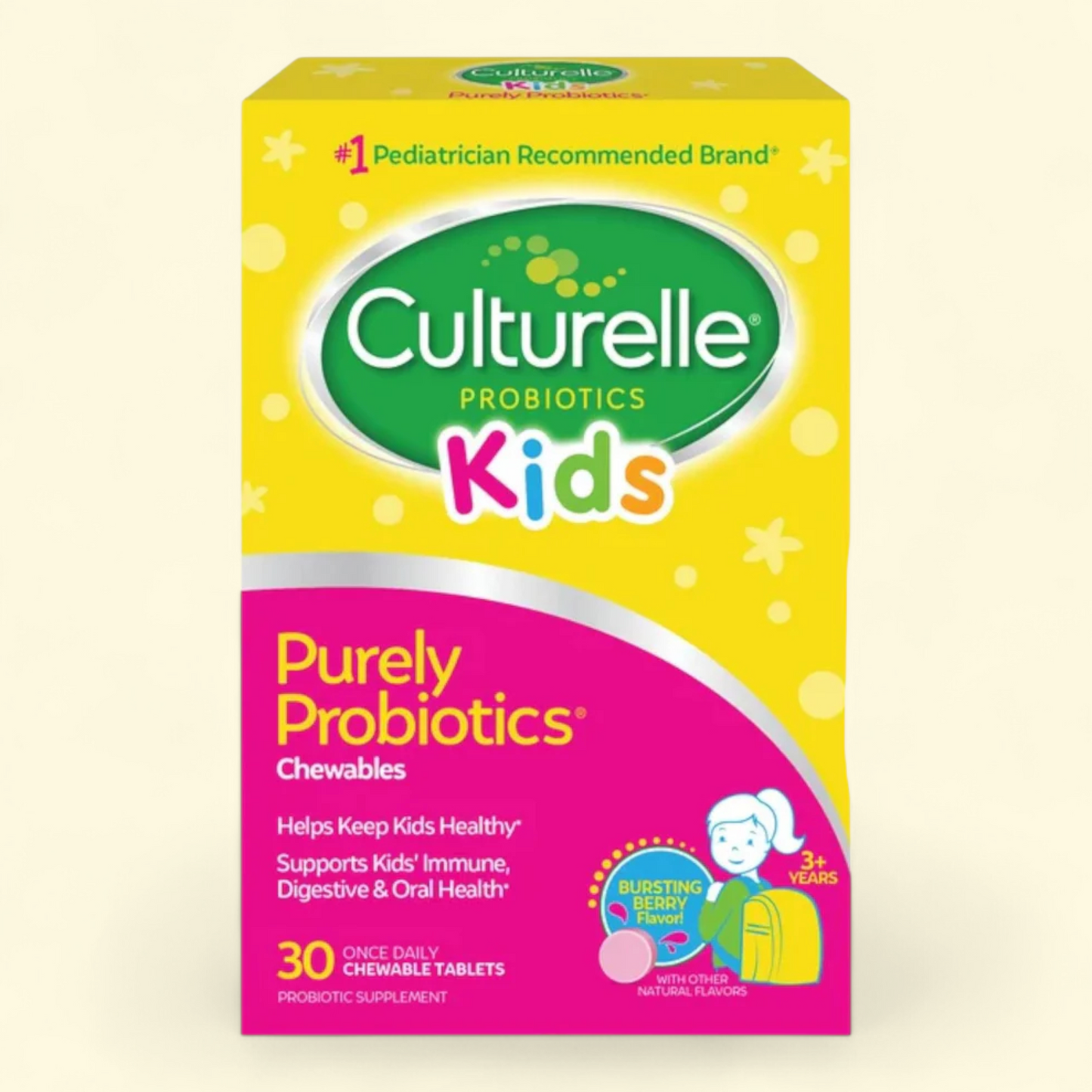 Culturelle Kids Purely Probiotics Chewables, 30 Count