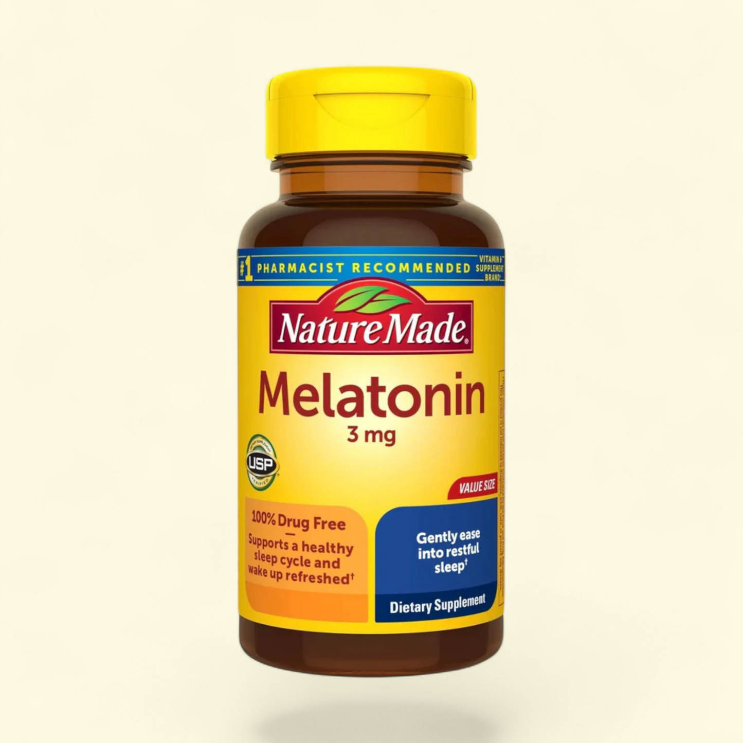 Nature Made Melatonin Tablets, 3 mg, 240 Count
