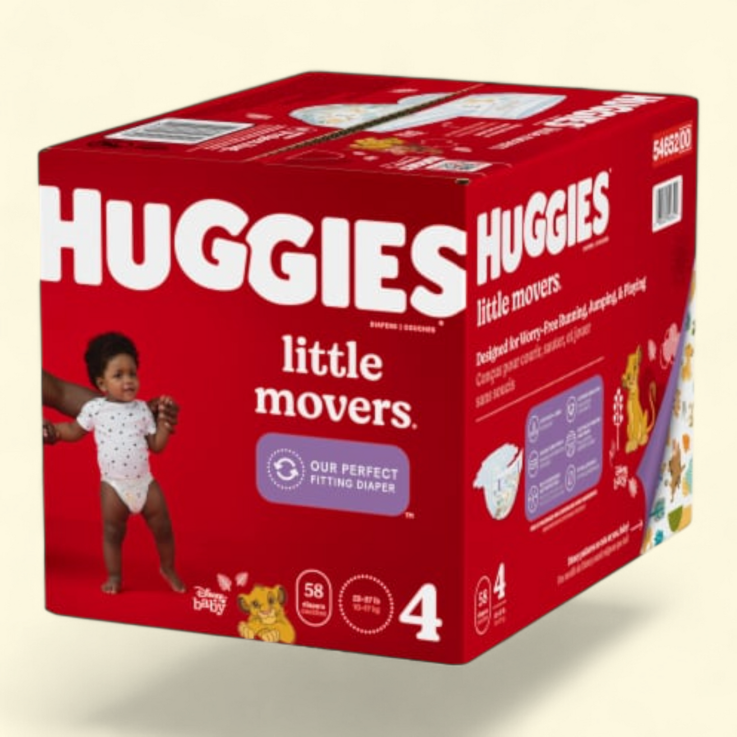 Huggies Baby Diapers, Size 4 (58 Ct)