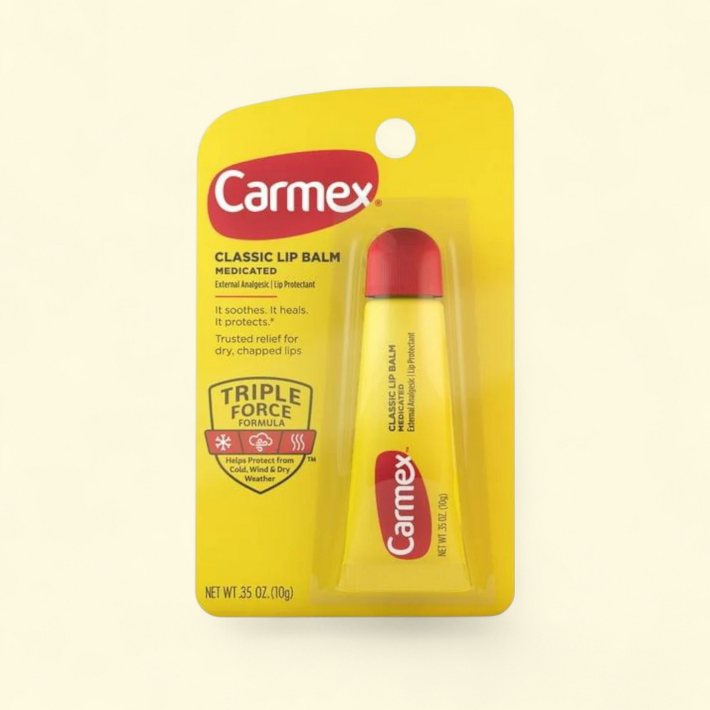 Carmex Lip Balm, 0.35 Ounce Tube