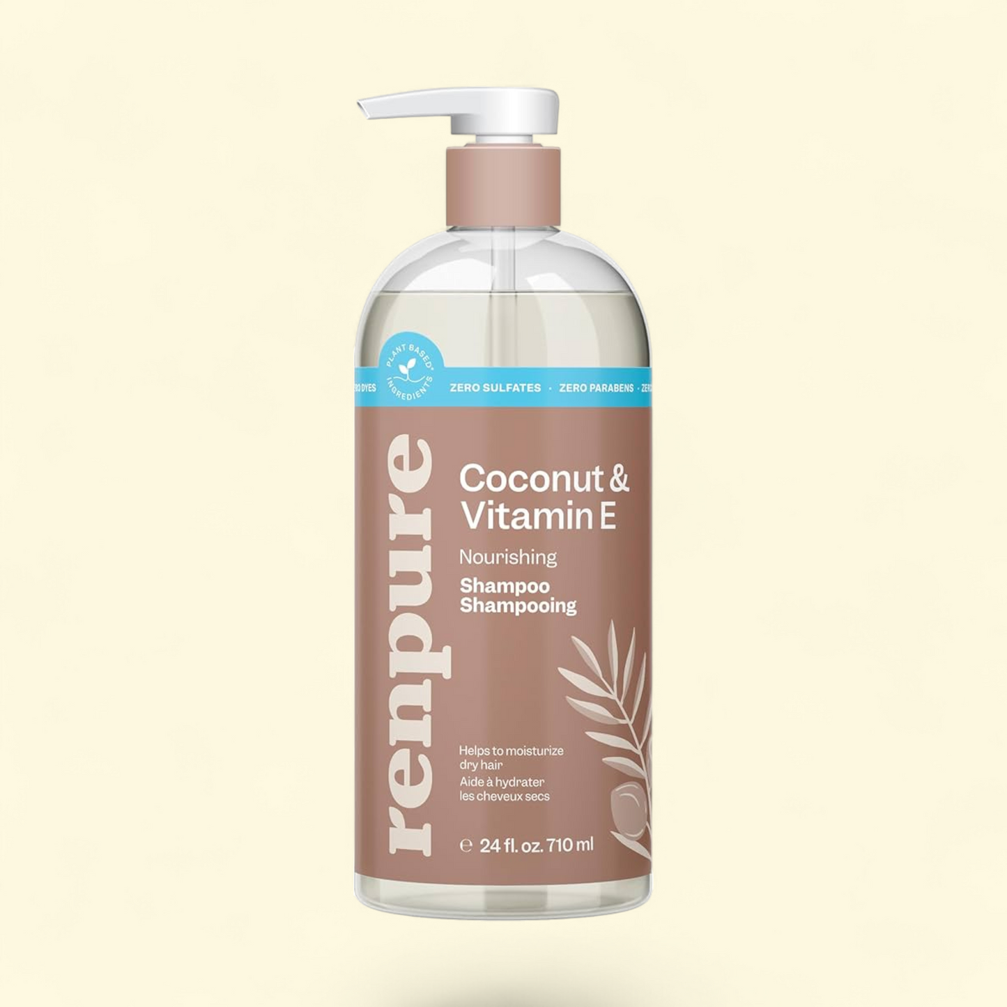 Renpure Coconut & Vitamin E Nourishing Shampoo, 28 oz