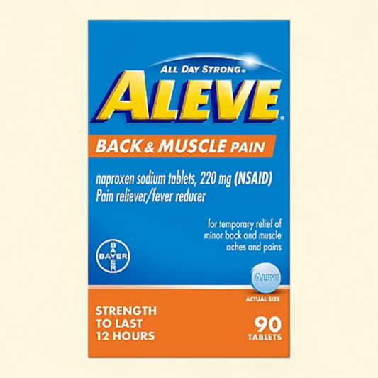 Aleve Back & Muscle Pain Reliever Tablets, 90 Count