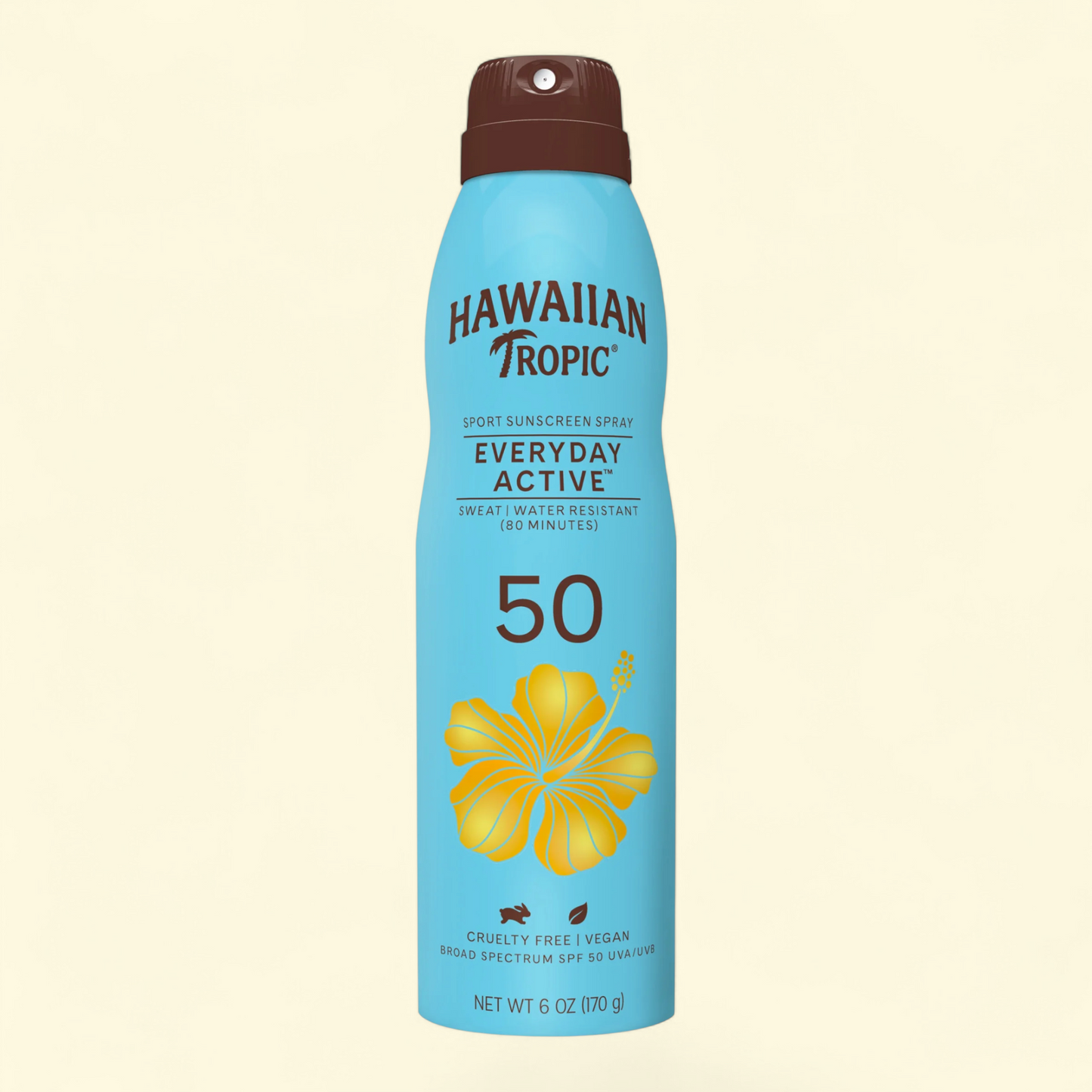 Hawaiian Tropic Sunscreen Spray SPF 50, 6oz