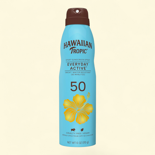 Hawaiian Tropic Sunscreen Spray SPF 50, 6oz