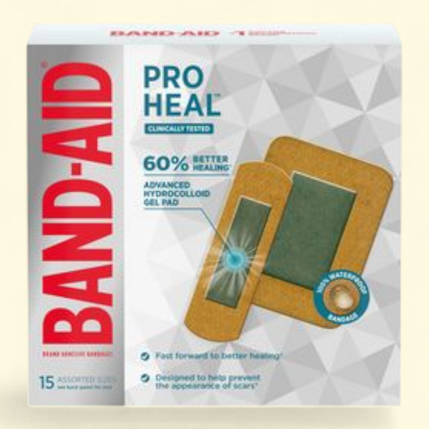 Band-Aid Pro Heal Bandages, 15 Count