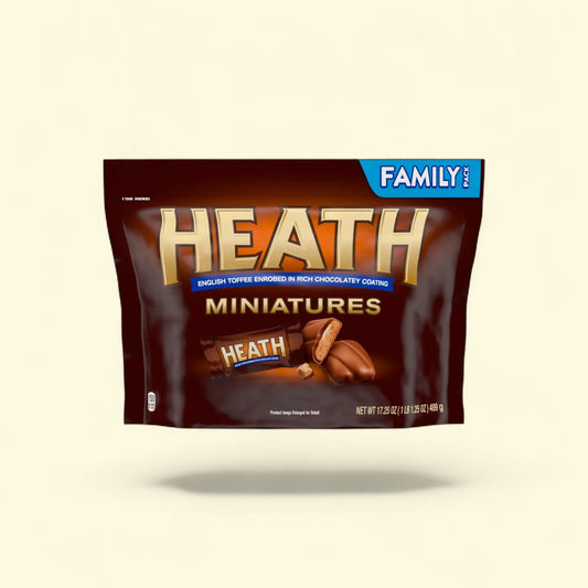 Heath Miniatures Chocolatey English Toffee Candy, 17.25 oz — authentic US product shipped worldwide by Treatspree