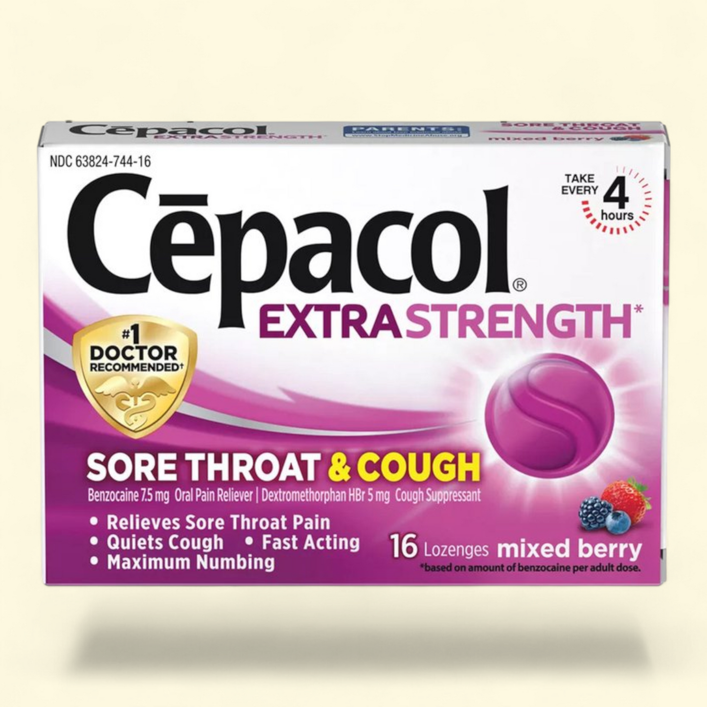 Cepacol Sore Throat & Cough Lozenges, 16 Lozenges