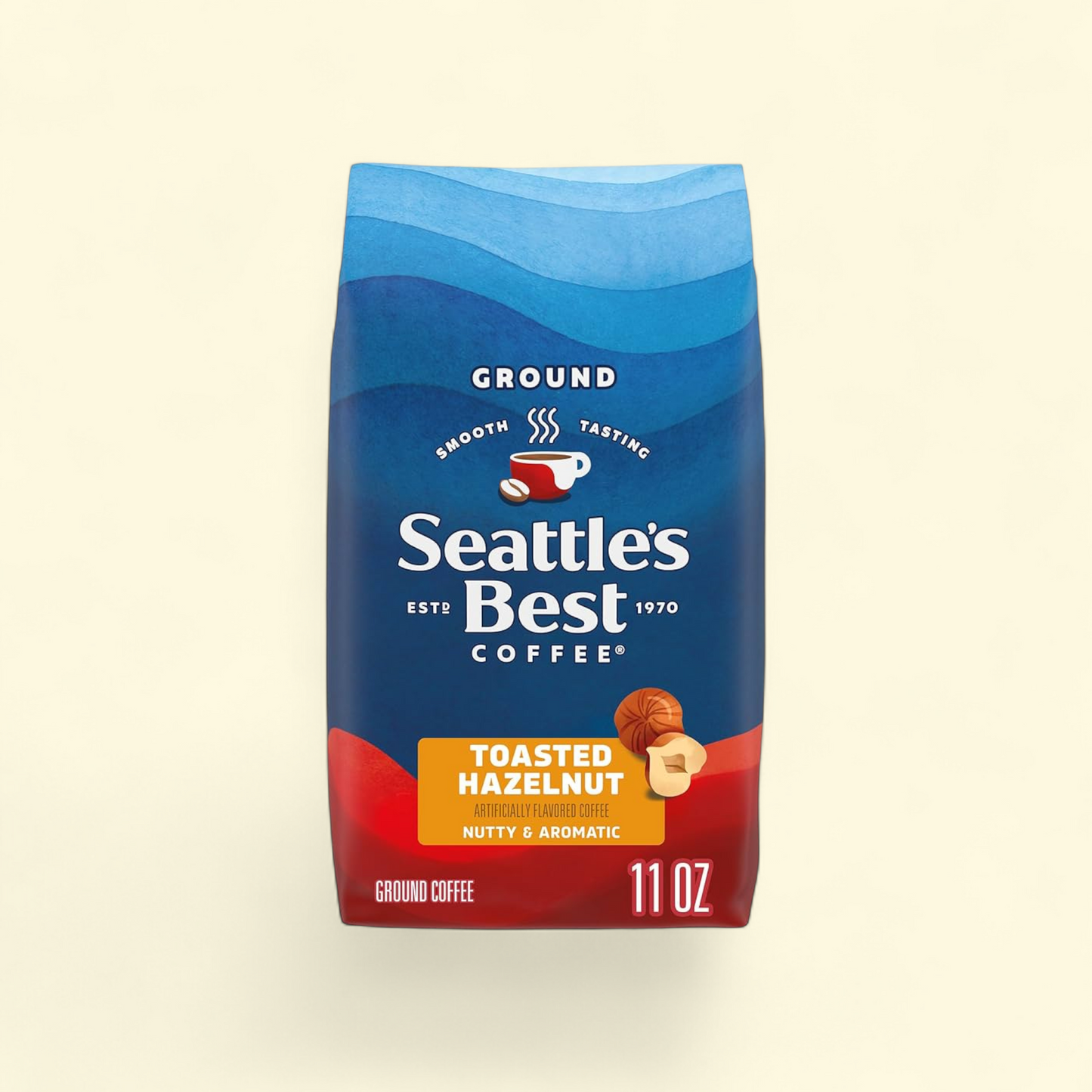 Seattle's Best Coffee Toasted Hazelnut Ground Coffee, 12 oz.