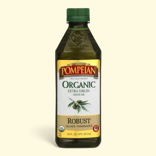 Pompeian Organic Extra Virgin Olive Oil, 16 oz.
