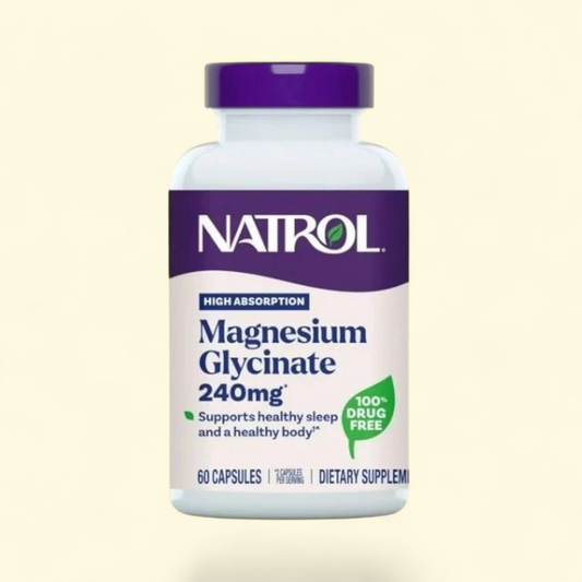 Natrol Magnesium Glycinate, 240 mg, 60 Capsules