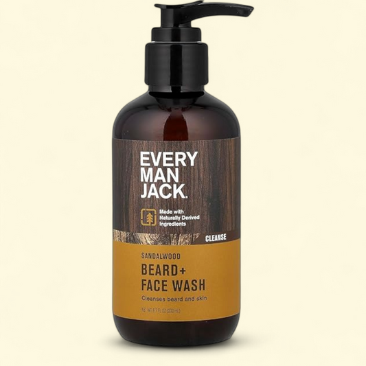 Every Man Jack Beard Wash, Sandalwood, 6.7 fl oz