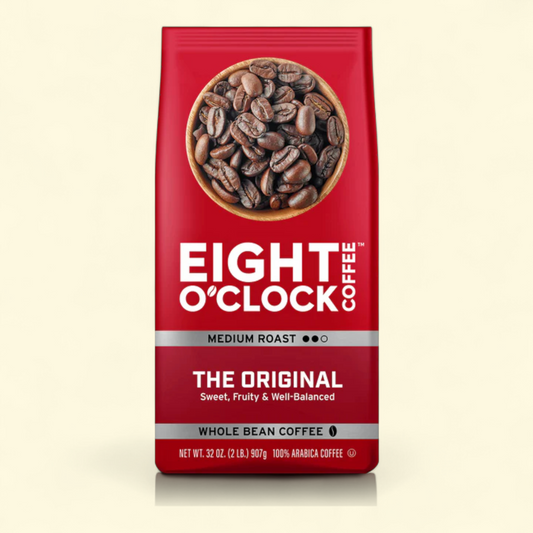 Eight O'Clock Coffee Whole Bean, Medium Roast, 21 oz.