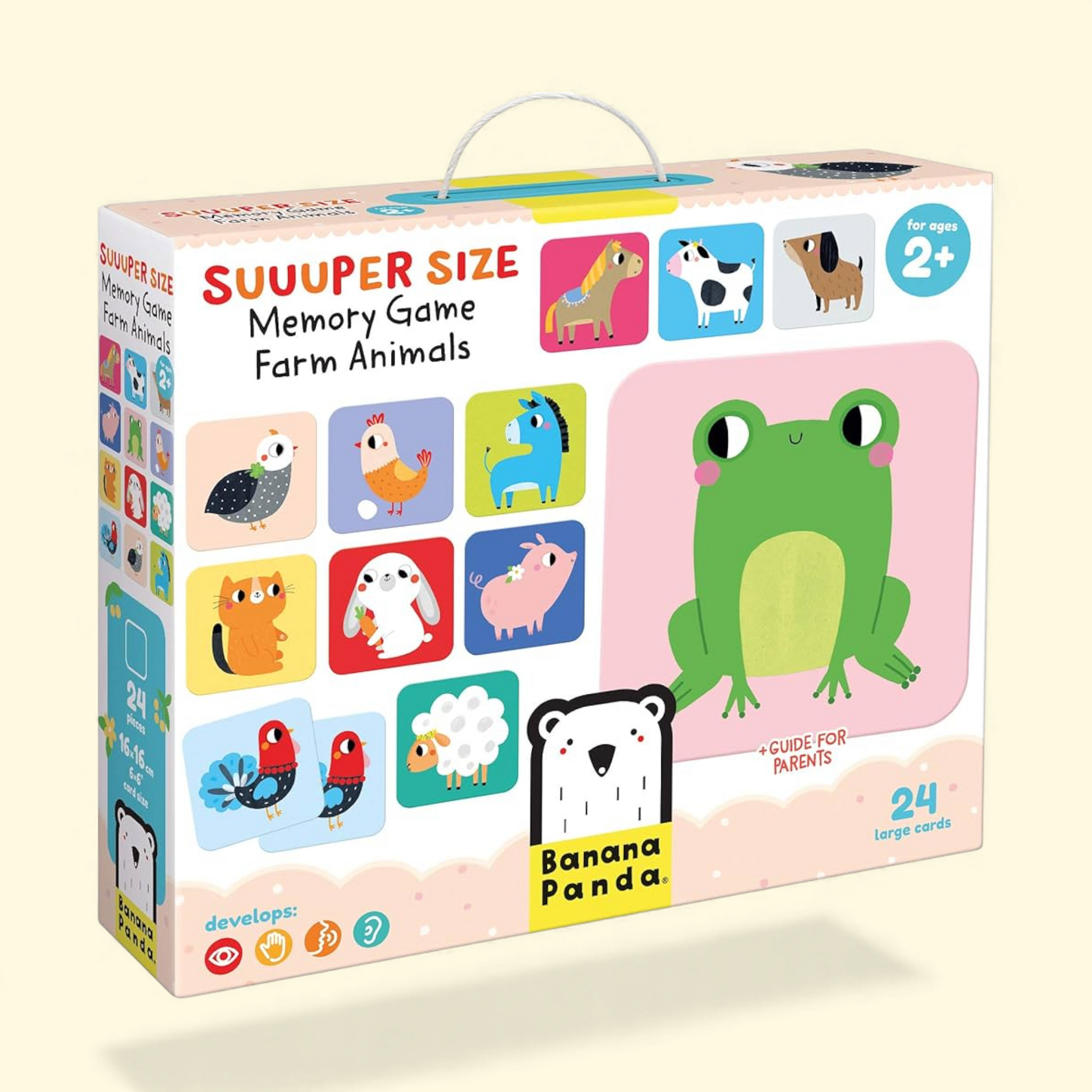 Banana Panda - Suuuper 1 count Memory Game, Jumbo, Multicolor — authentic US product shipped worldwide by Treatspree