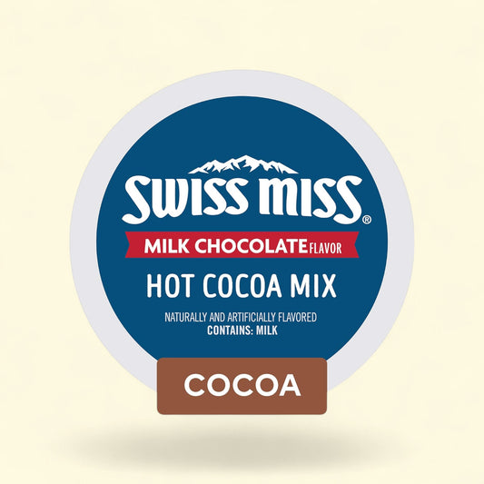 Swiss Miss Milk Chocolate Hot Cocoa K-Cup Pods, 12 count — authentic US product shipped worldwide by Treatspree