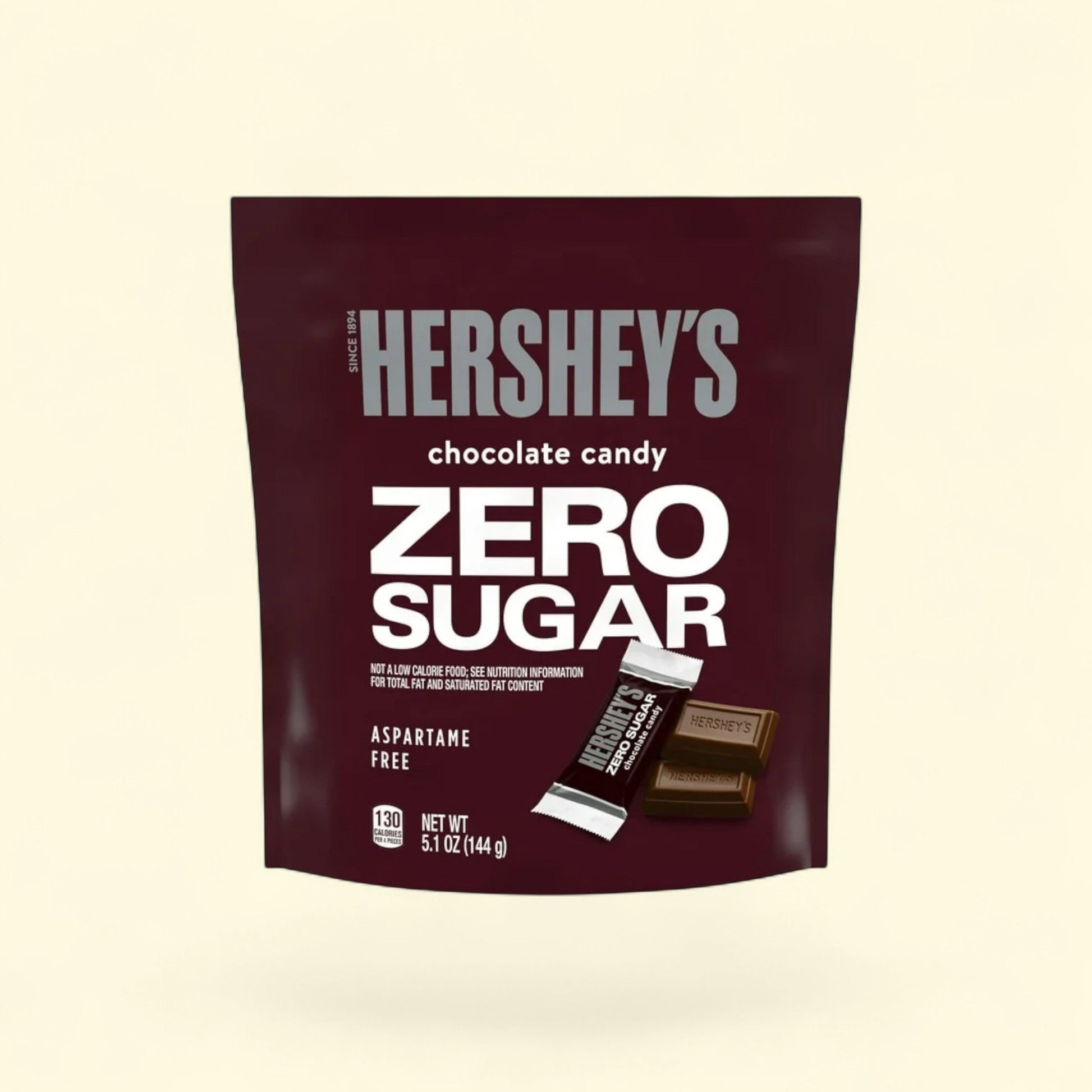 Hershey's Zero Sugar Chocolate Candy, 5.1 oz — authentic US product shipped worldwide by Treatspree