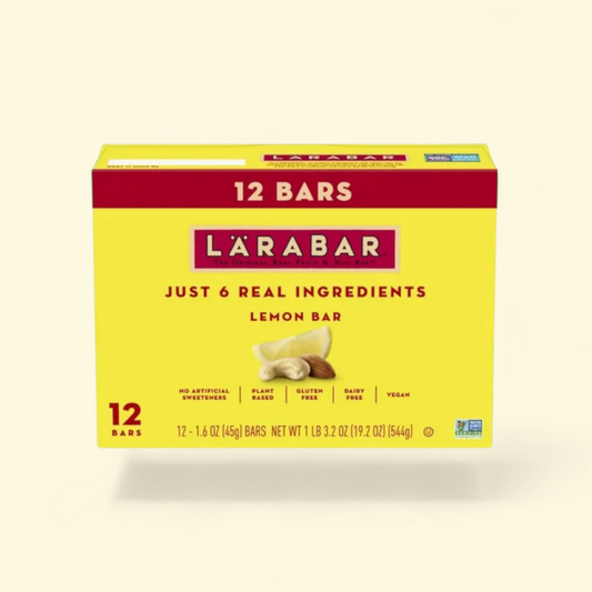 Larabar Lemon Bar Fruit and Nut Bars, 19.2 oz, 12 Ct