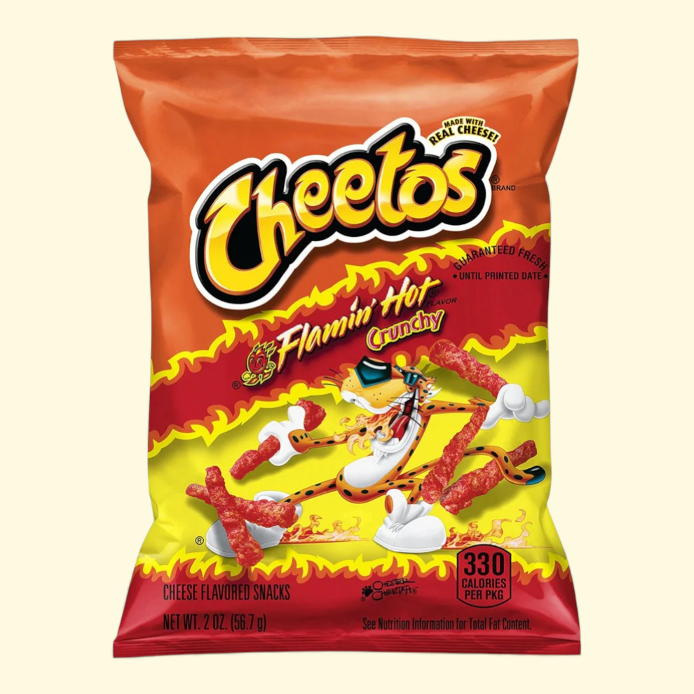 Cheetos Crunchy, Flamin' Hot, 2 oz, 64-count