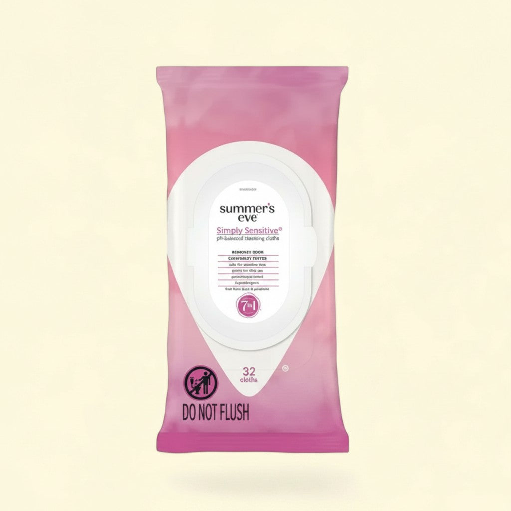 Summer's Eve Feminine Wipes, Simply Sensitive, 32 count