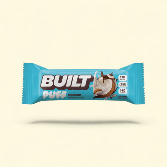 Built Bar Puff Collagen Protein Bars, Coconut Marshmallow, 12ct