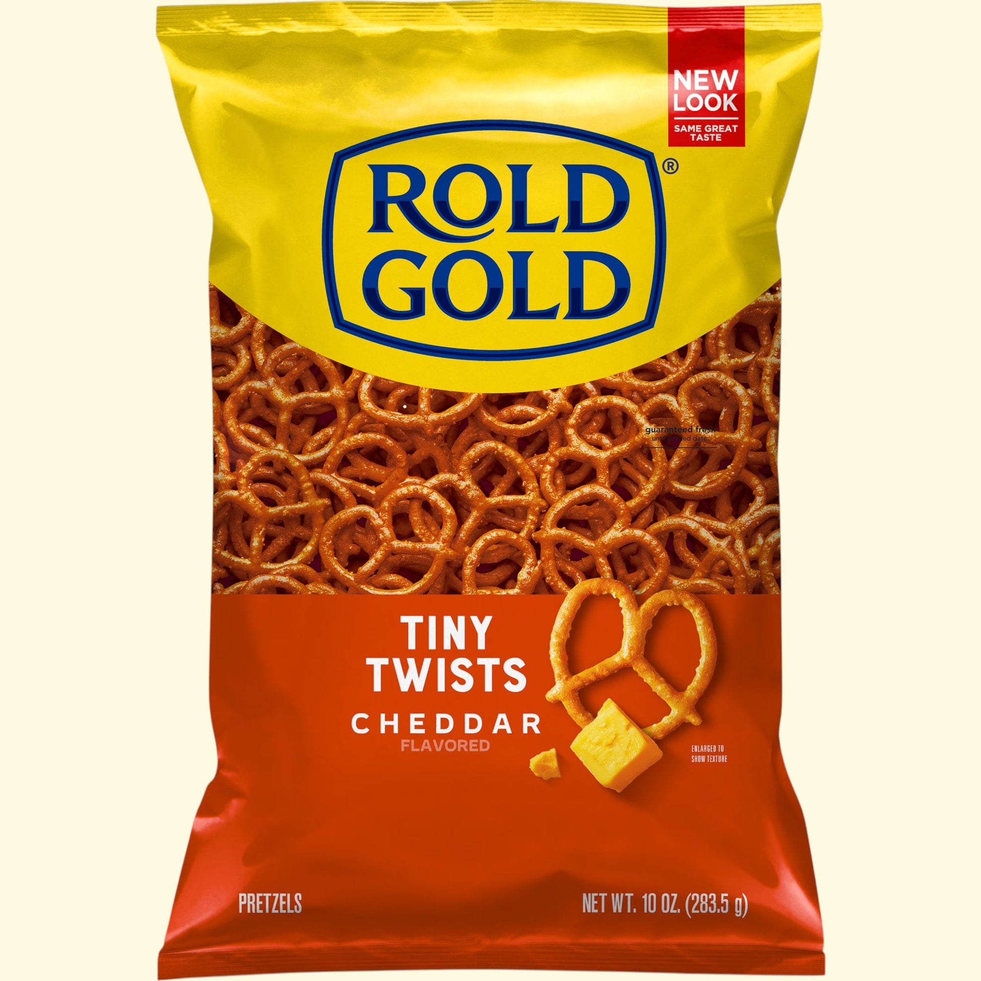 Rold Gold Tiny Twists Cheddar Pretzels, 10 oz. — authentic US product shipped worldwide by Treatspree