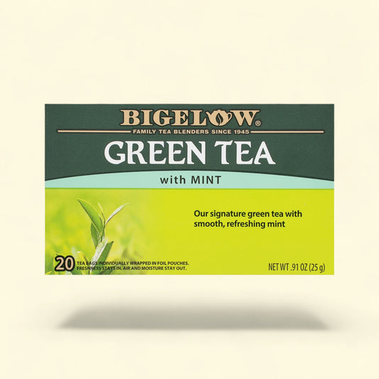 Bigelow Green Tea with Mint Tea Bags, Standard Size