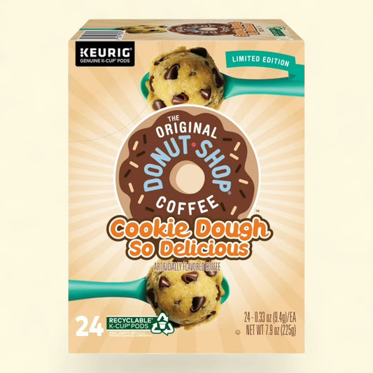 The Original Donut Shop, Cookie Dough Light Roast K-Cup Coffee Pods, 24 Count