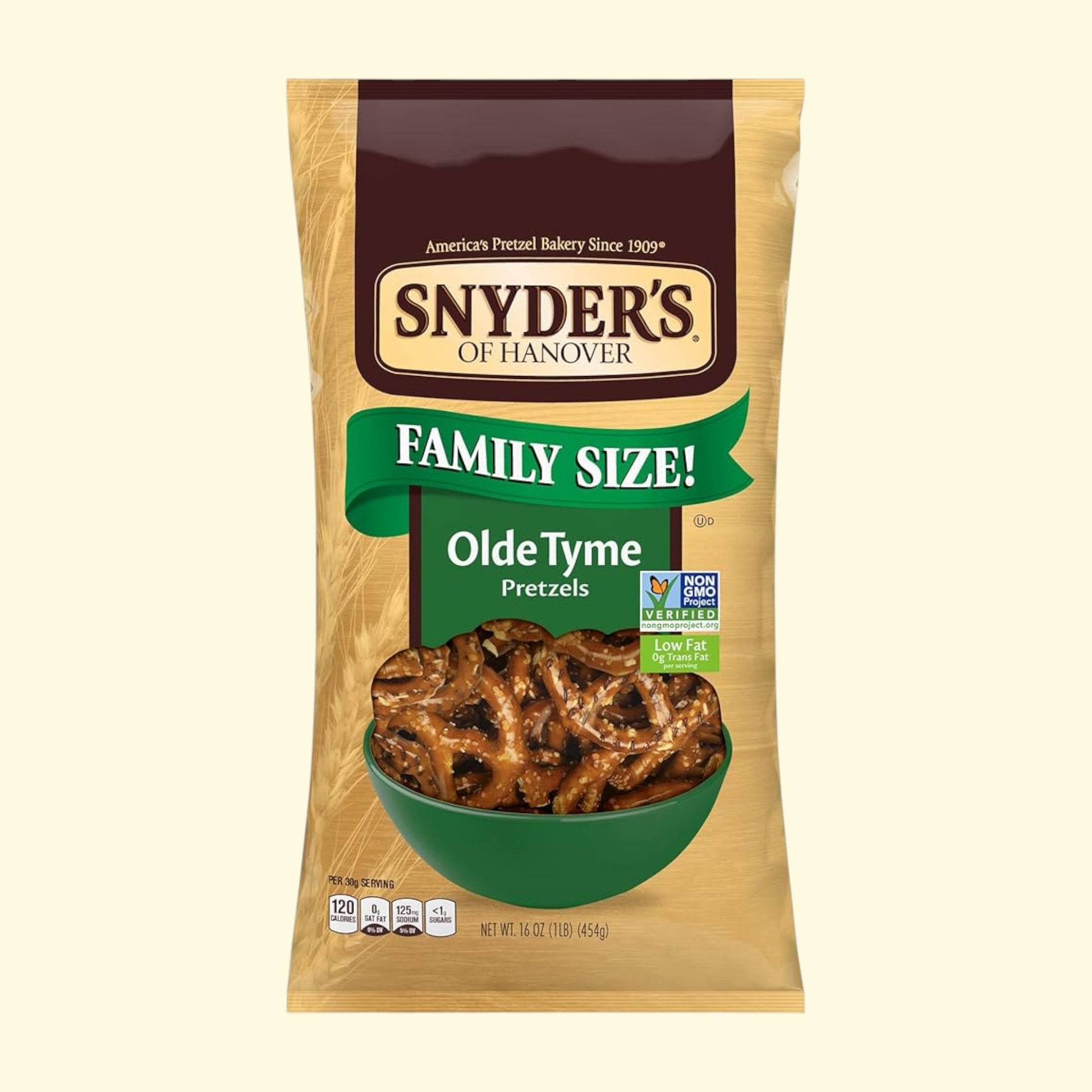 Snyder's of Hanover Pretzels Olde Tyme Pretzels, 16oz — authentic US product shipped worldwide by Treatspree