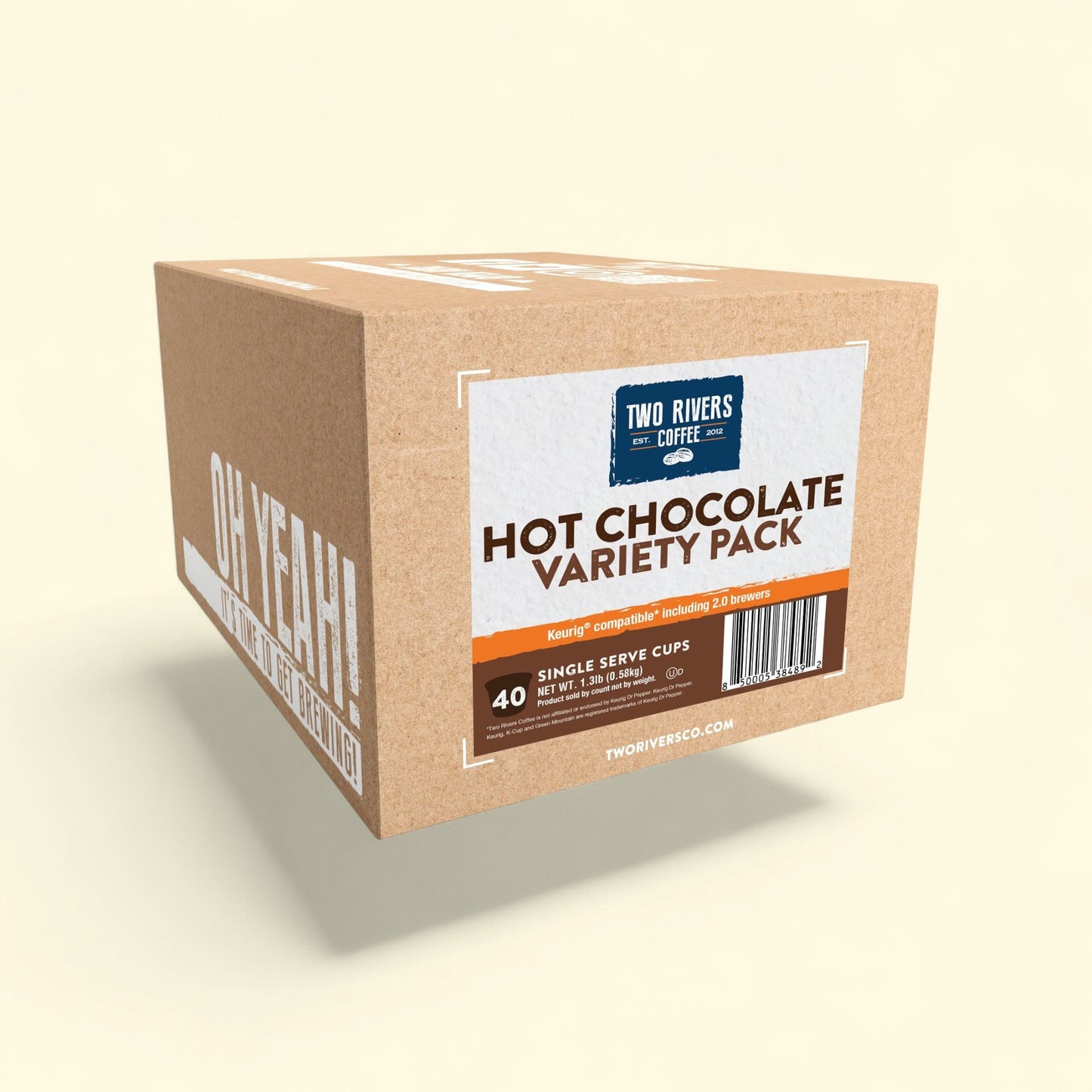 Two Rivers Coffee Chocolate Lovers Pods, 40-Pack