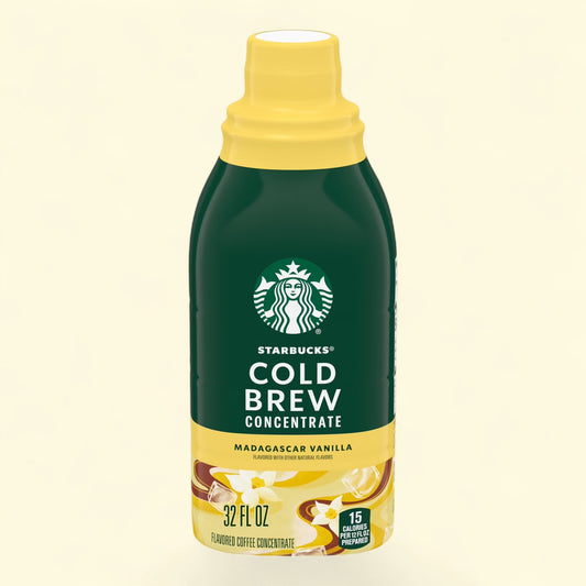 Starbucks Cold Brew Concentrate, Madagascar Vanilla, 32 oz