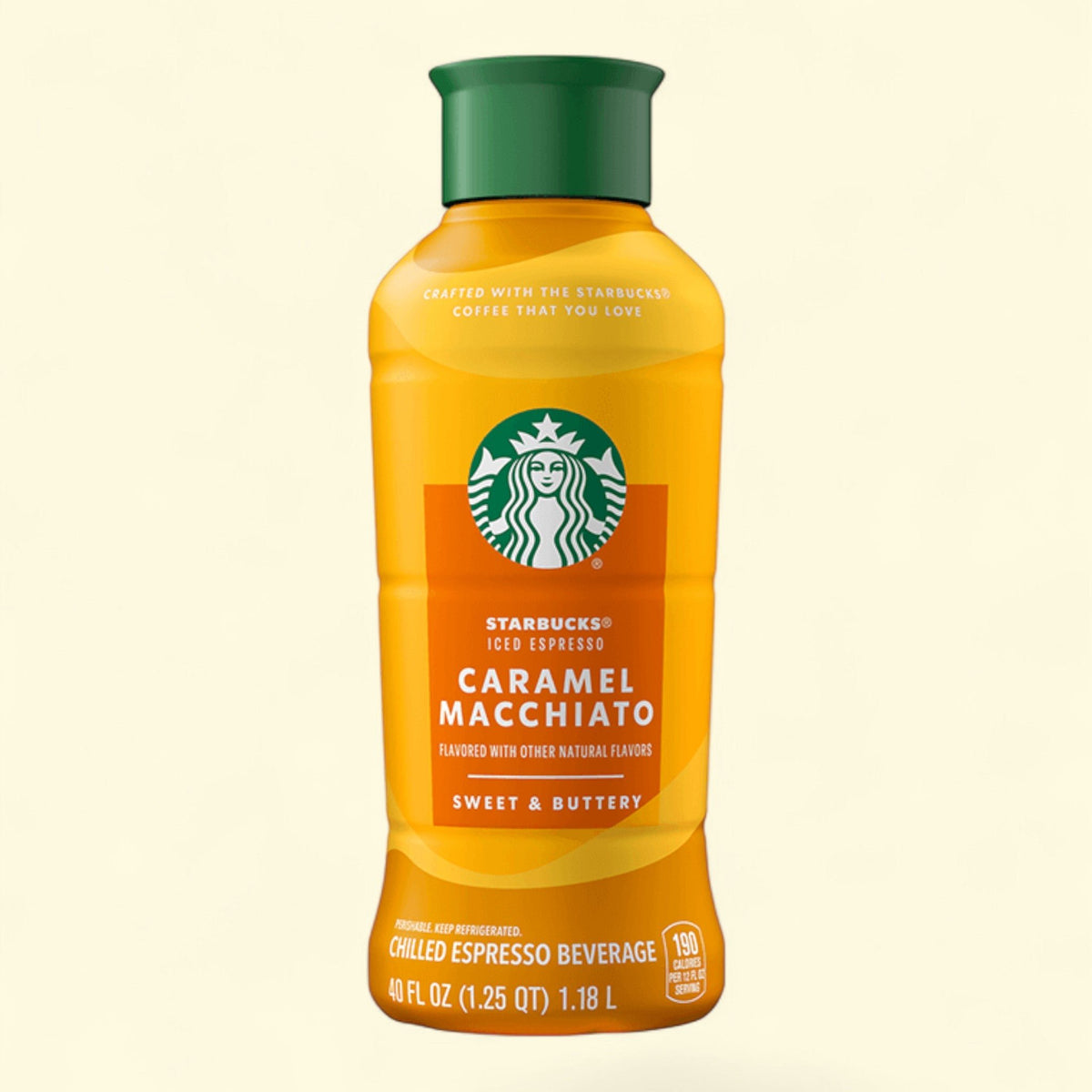 Starbucks Espresso Caramel Macchiato Iced Coffee, 40 fl oz