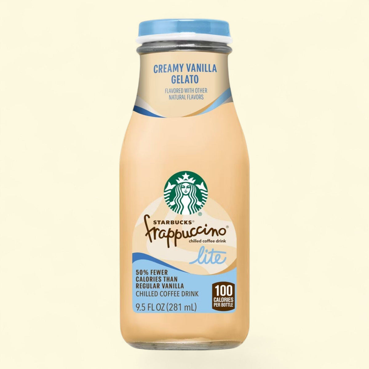Starbucks Frappuccino Lite Creamy Vanilla Gelato, 9.5 fl oz