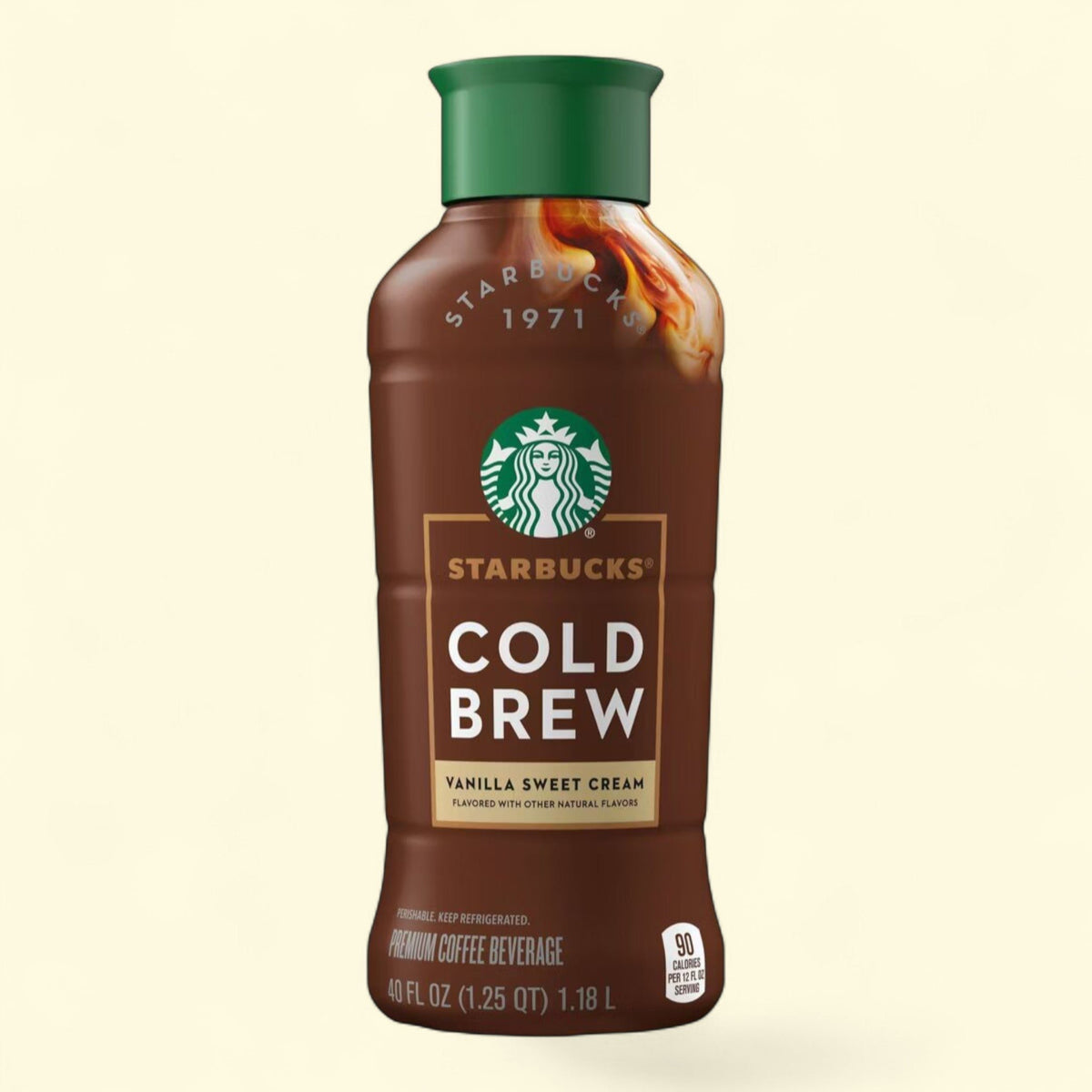 Starbucks Discoveries Cold Brew Coffee, Vanilla Sweet Cream, 40 fl oz