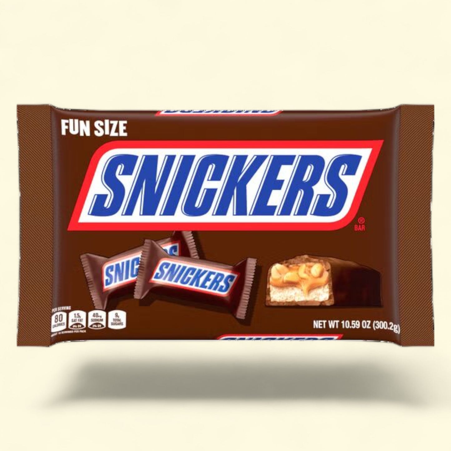 Snickers fun size chocolate bar