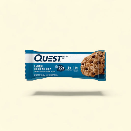 Quest Protein Bar, Oatmeal Chocolate Chip, 12 Count — authentic US product shipped worldwide by Treatspree