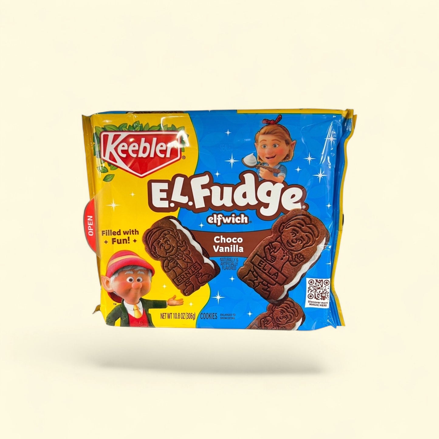 Keebler E.L. Fudge Elfwich Cookies, 10.8 oz — authentic US product shipped worldwide by Treatspree