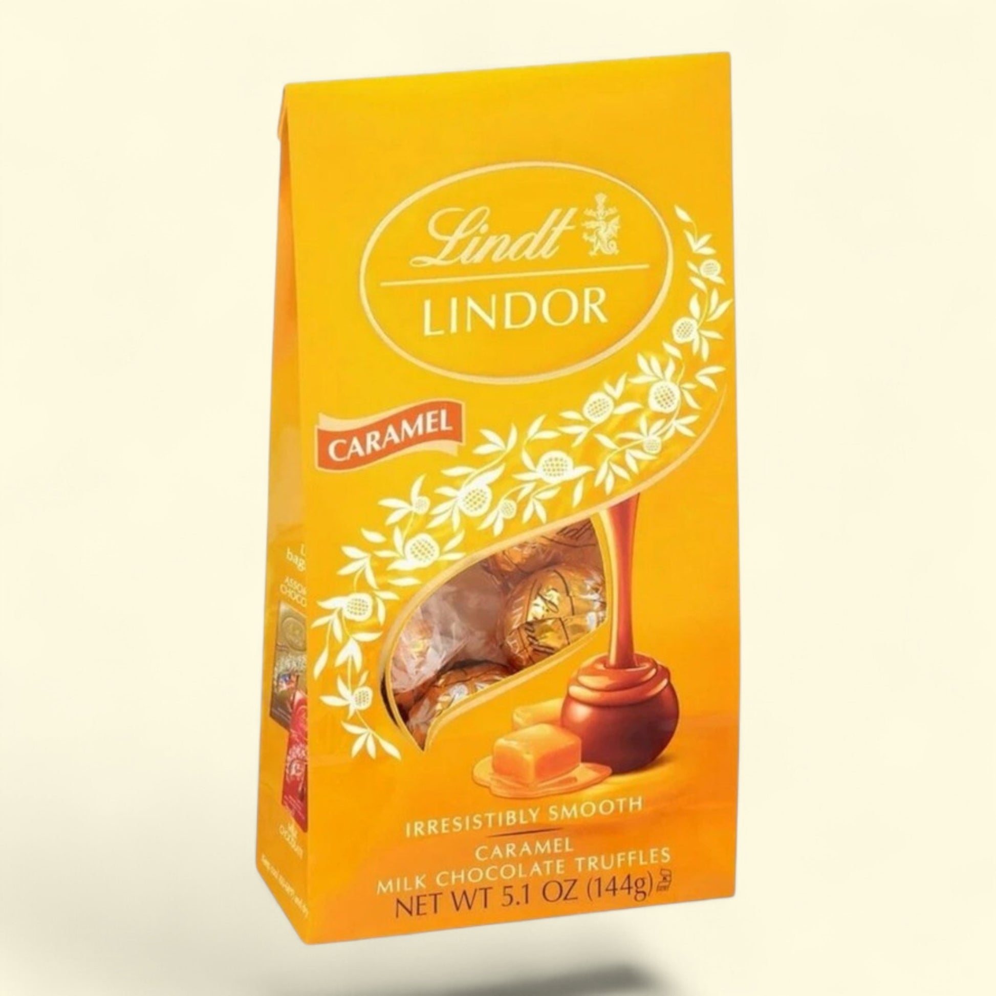 Lindt Lindor caramel milk chocolate truffles 