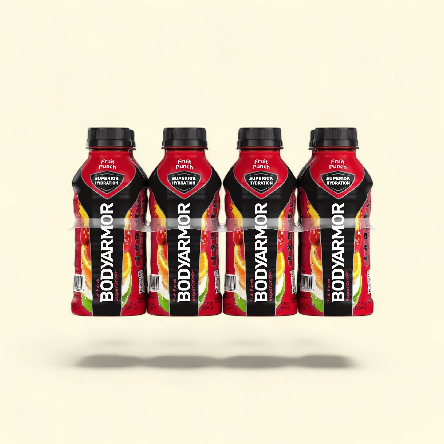 Treatspree BODYARMOR Fruit Punch sports drink 8-pack, 12 fl oz bottles with superior hydration and coconut water.