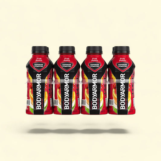 Treatspree BODYARMOR Fruit Punch sports drink 8-pack, 12 fl oz bottles with superior hydration and coconut water.