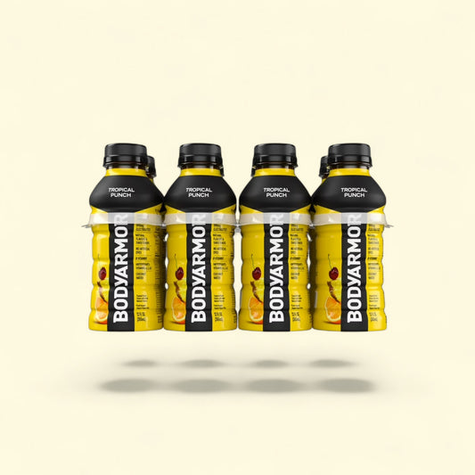 Treatspree BODYARMOR Tropical Punch Sports Drink 8-pack, 12 fl oz bottles with electrolytes and vitamins.