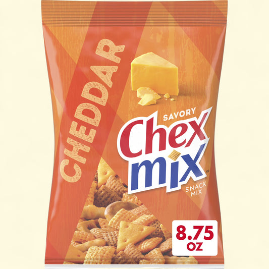 Chex Mix Cheddar Savory Snack Mix, 8.75 oz. — authentic US product shipped worldwide by Treatspree